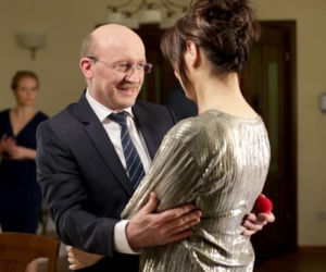 M jak miłość odc. 1218. Wanda Budzyńska (Maria Rybarczyk) Jerzy Kolęda (Artur Barciś)