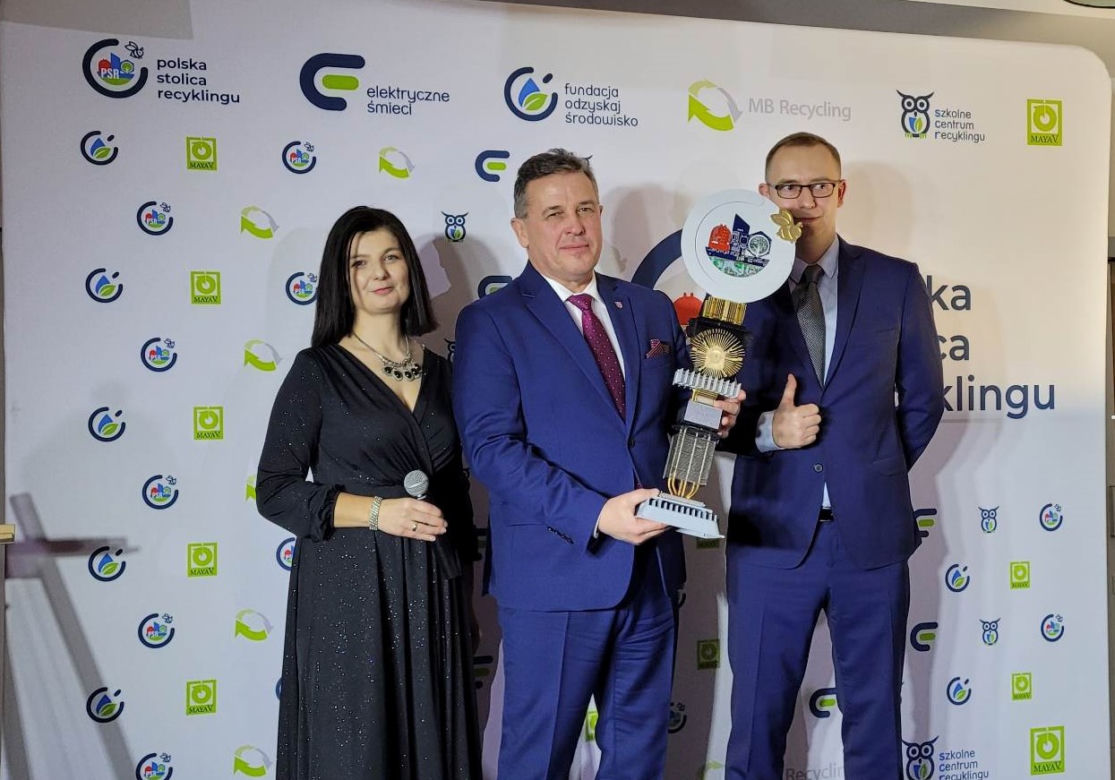 ZOBACZ ZDJĘCIA z wręczenia nagród w konkursie na Polską Stolicę Recyklingu: