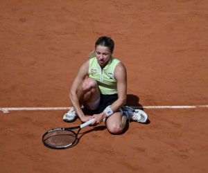 Maja Chwalińska, przylot
