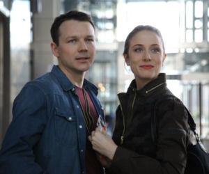 PRZYJACIÓŁKI 2. MONIKA (Natalia Klimas), WOJTEK (Lesław Żurek)