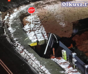 Gigantyczne zapadlisko w Olkuszu