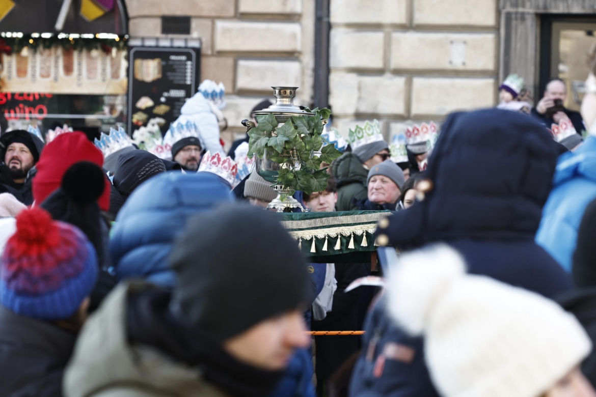 Karol i Marta Nawroccy na Orszaku Trzech Króli