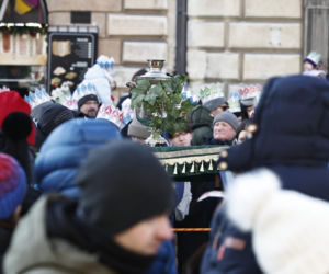 Karol i Marta Nawroccy na Orszaku Trzech Króli