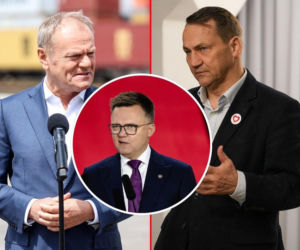 Ujawniono, co Tusk i Sikorski powiedzieli Hołowni. Wzięli go na bok...