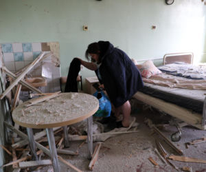 Zima i mróz na Ukrainie