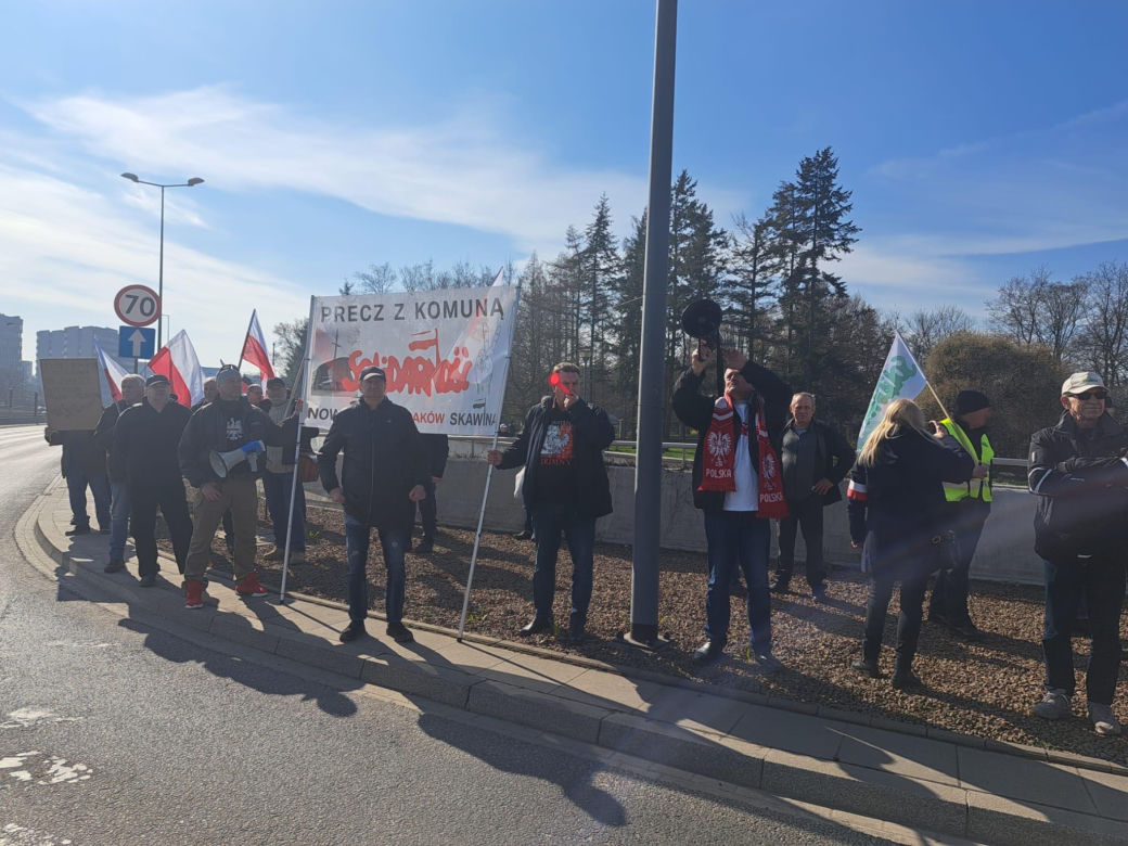 Protest rolników w Krakowie. 20.03.2024