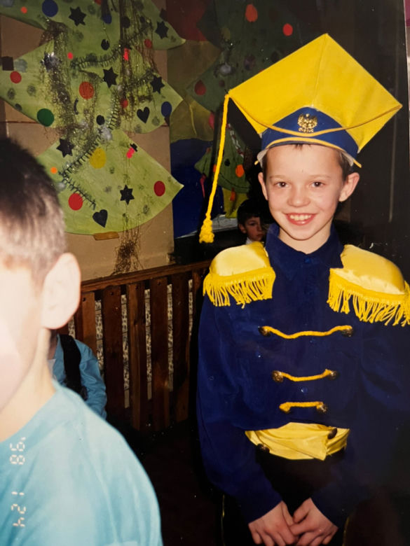 Michał w dzieciństwie