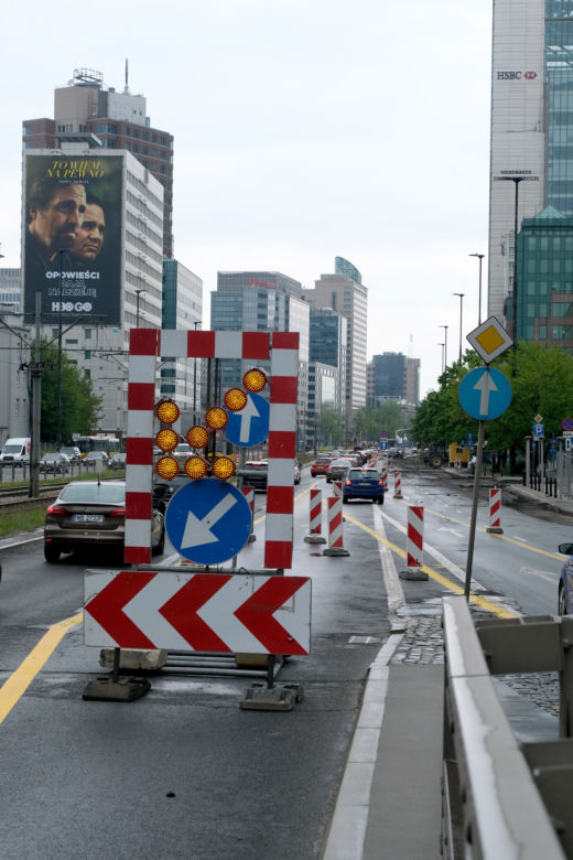 Remont al. Jana Pawła II paraliżuje stolicę