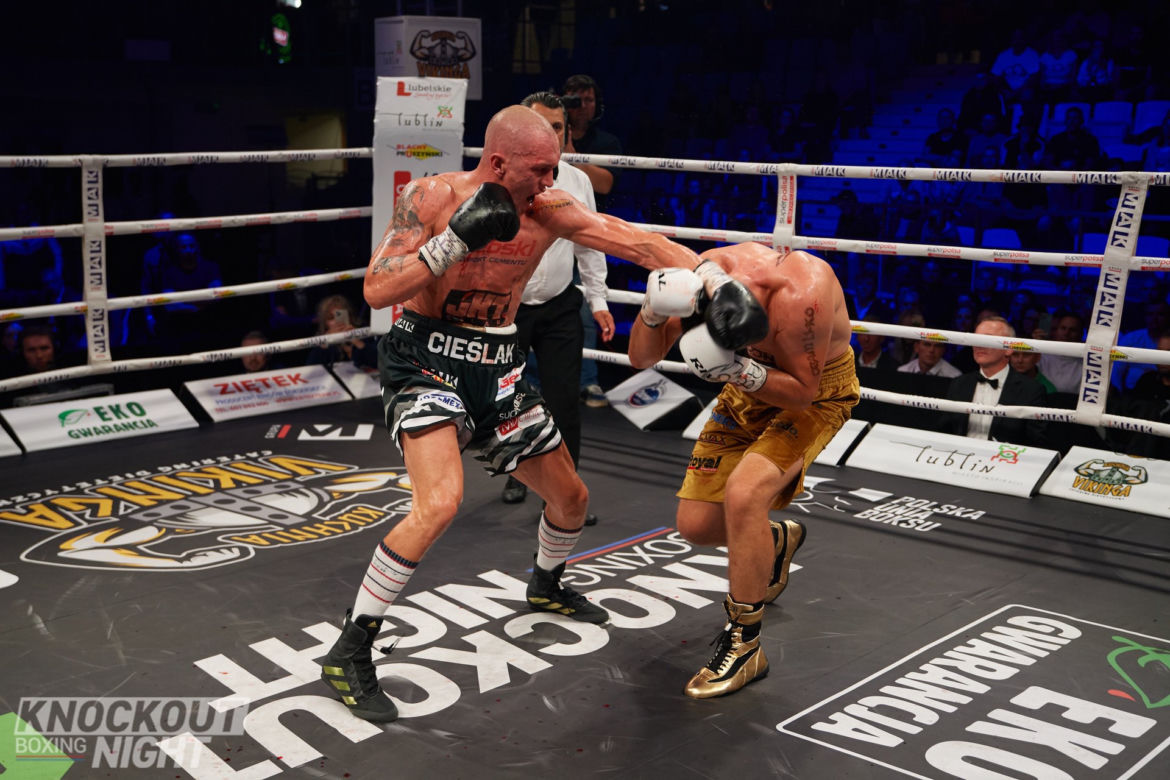 Michał Cieślak wygrał na Knockout Boxing Night 24
