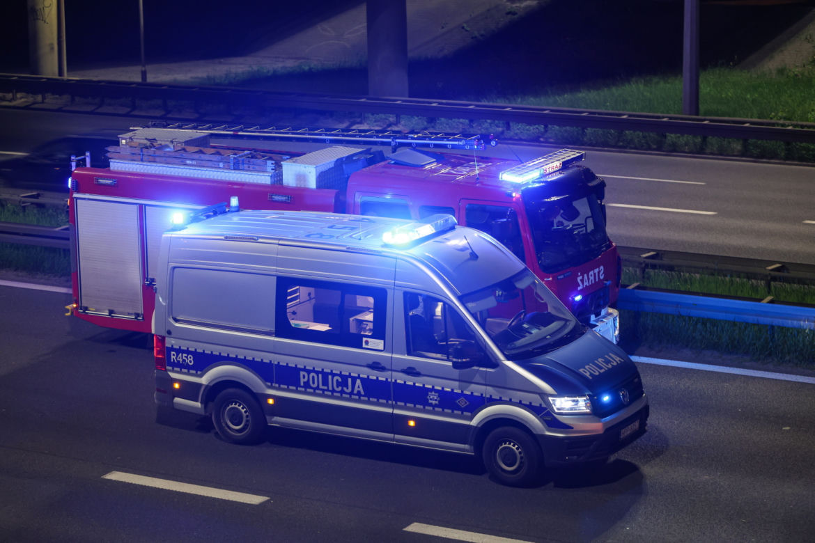 Tragiczny wypadek na autostradzie A4 w Katowicach. Zginął kierowca lexusa