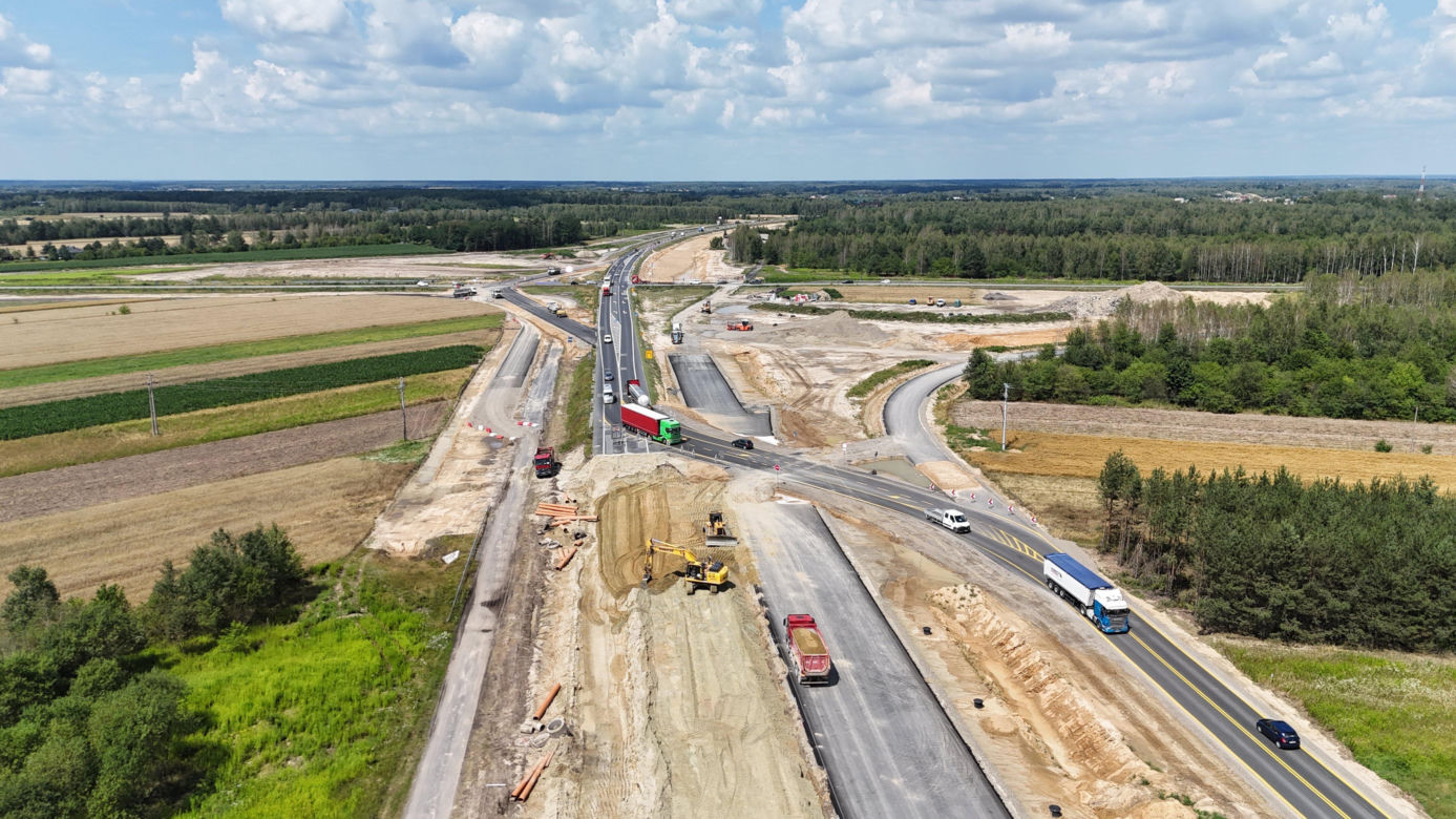 Trwa budowa odcinka S19 Lublin-Lubartów