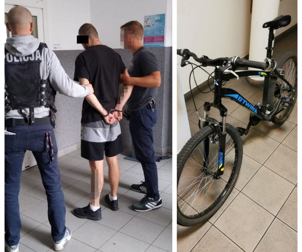 Jechał skradzionym rowerem. Złodziej jednośladów w rękach policji 