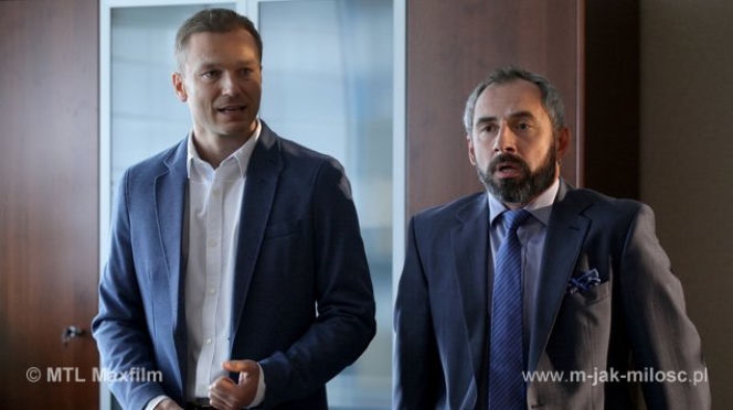 M jak miłość odc. 1132. Adam Werner (Jacek Kopczyński), Andrzej Budzyński (Krystian Wieczorek)