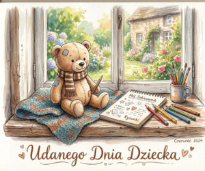 Kartka na Dzień Dziecka dorosłego dziecka
