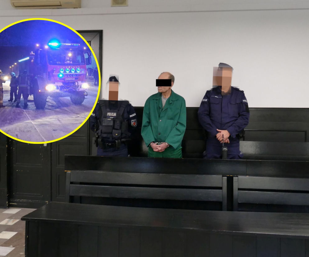 60-latek z Ozorkowa próbował zabić partnerkę nożem i wkrętarką. Później podpalił mieszkanie