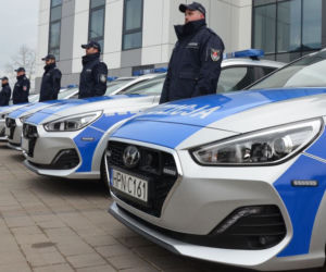 Nowe radiowozy marki Hyundai dla gdańskich policjantów