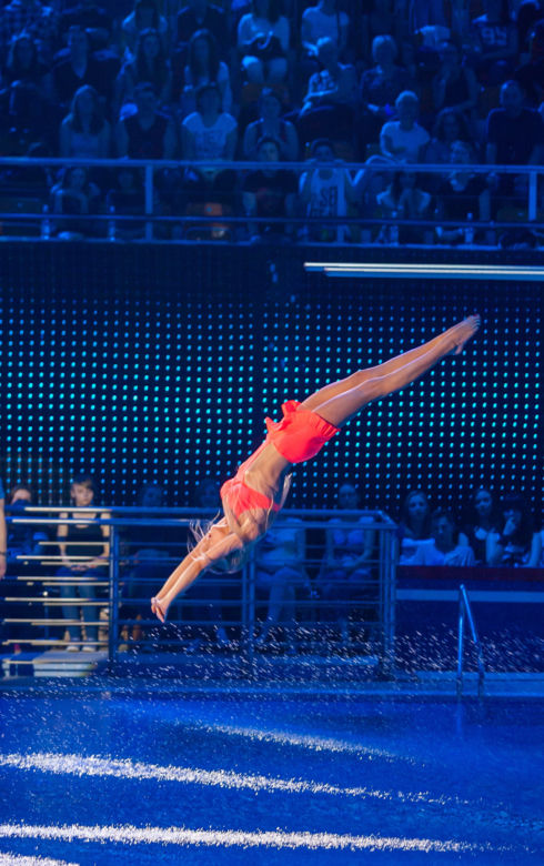 Celebrity Splash, odcinek 1, OLA CIUPA
