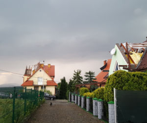 Zniszczenia w Librantowej