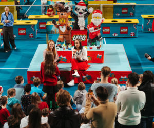 Iga Świątek bawiła się z dziećmi LEGO