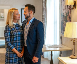 Pierwsza miłość. Marcin Zabawa (Przemysław Cypryański), Emilka (Anna Ilczuk)