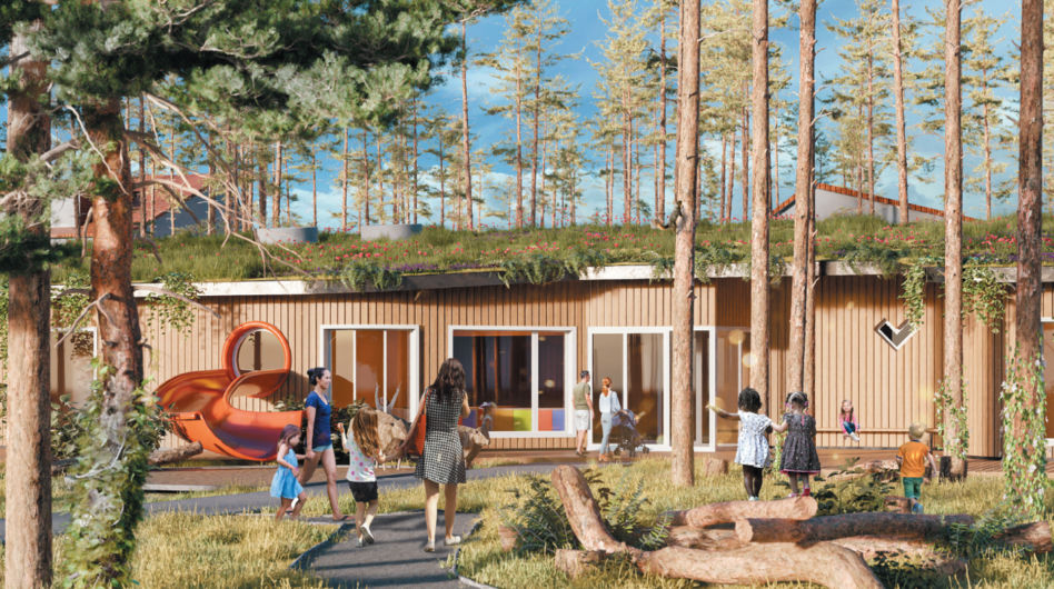 Wyniki konkursu na projekt biblioteki i przedszkola w Józefowie