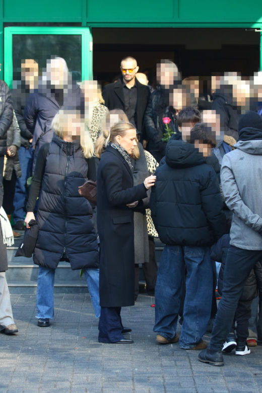 Pogrzeb Mirosława Krawczyka w Gdańsku: Aneta Zając i Mikołaj Krawczyk