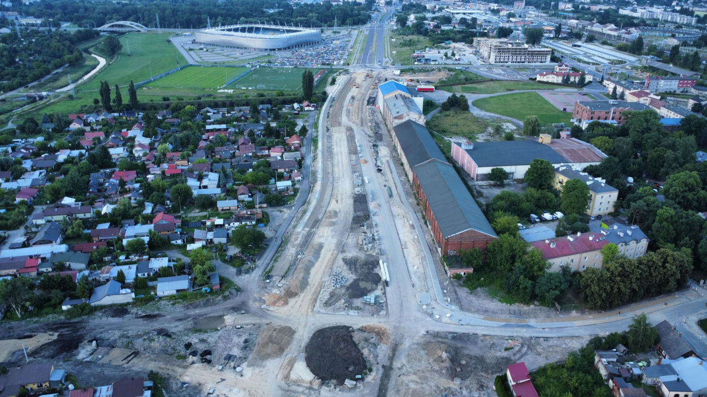Budowa przedłużenia ulicy Lubelskiego Lipca '80