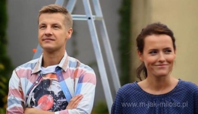 M jak miłość. Ala (Olga Frycz), Paweł Zduński (Rafał Mroczek)