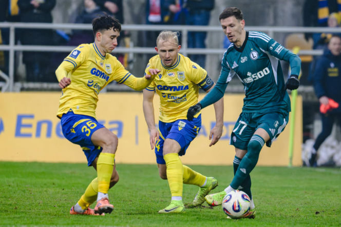 Arka Gdynia - Legia Warszawa: Zdjęcia z boiska