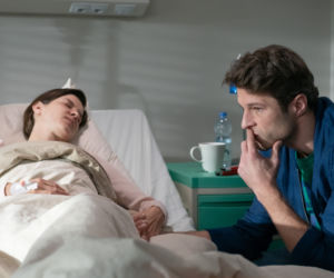 Na Wspólnej, odcinek 2823, Olaf (Maciej Brzoska), Ada (Wiktoria Wolańska)