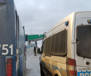 Wizyta dziennikarzy w strefie objętej zakazem przebywania