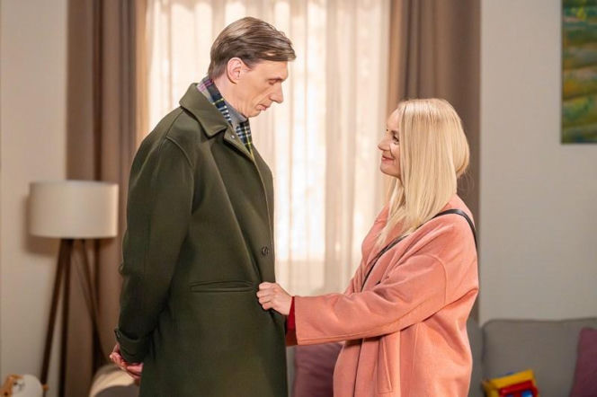 Pierwsza miłość, odcinek 4190. Emilka (Anna Ilczuk), Fryderyk (Andrzej Kłak)