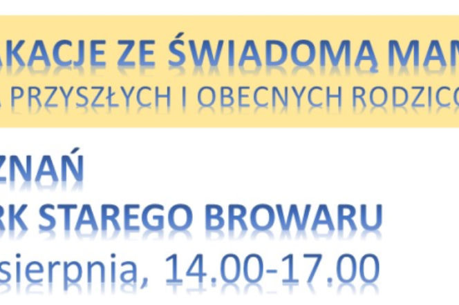 świadoma mama plakat Poznań 1