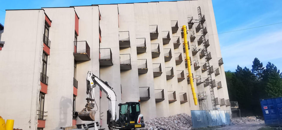 Piramida Kos w Ustroniu w remoncie - zdjęcia. Jak Sanatorium wyglądało przed remontem?