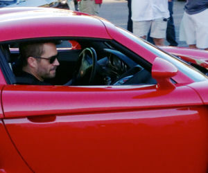 Paul Walker / ostatnie zdjęcie przed wypadkiem w Porsche Carrera GT