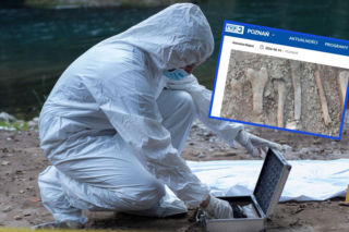 Makabryczne odkrycie na budowie w Poznaniu. Prokurator na miejscu