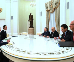 Prezydent Rosji Putin spotyka się ze specjalnym wysłannikiem USA Witkoffem na Kremlu