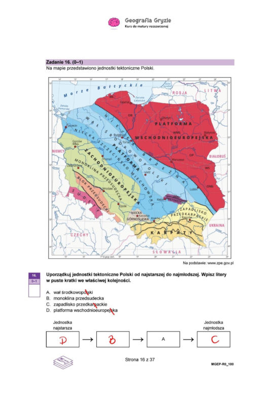Matura próbna 2026: geografia rozszerzona - wszystkie odpowiedzi do arkusza CKE 15.01.2026