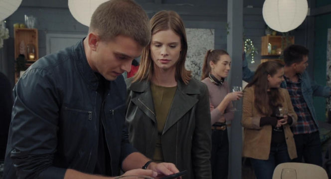 M jak miłość odc. 1916. Majka (Matylda Giegżno), Mateusz (Rafał Kowalski)