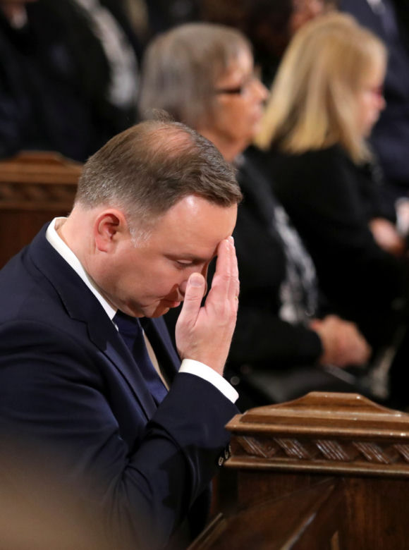Pożegnanie marszałka seniora Kornela Morawieckiego