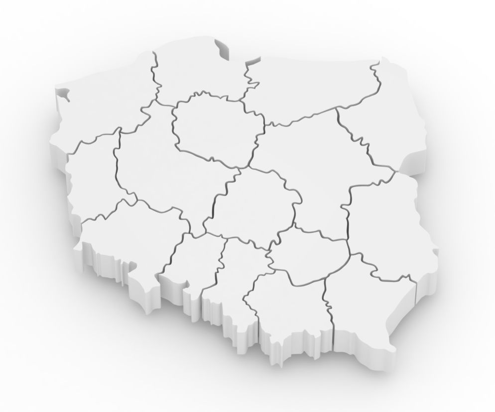 MAPA POLSKI.