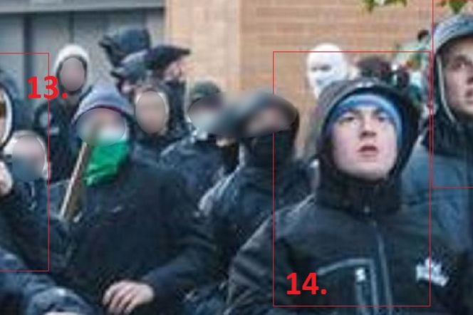 Chuligani z zamieszek 11 listopada w Warszawie