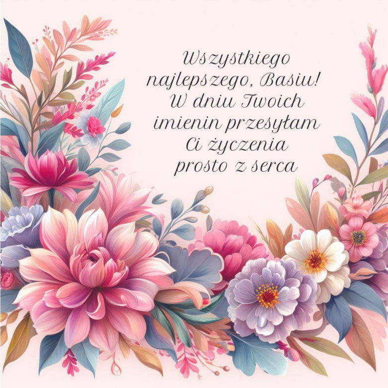Piękne kartki imieninowe dla Barbary do ściągnięcia za darmo