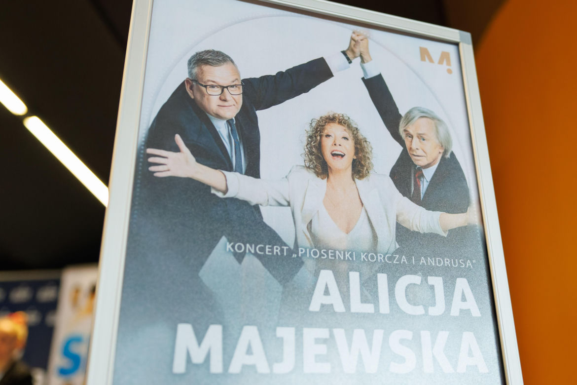 Koncert „Piosenki Korcza i Andrusa” Alicji Majewskiej w Centrum Sztuki Mościce