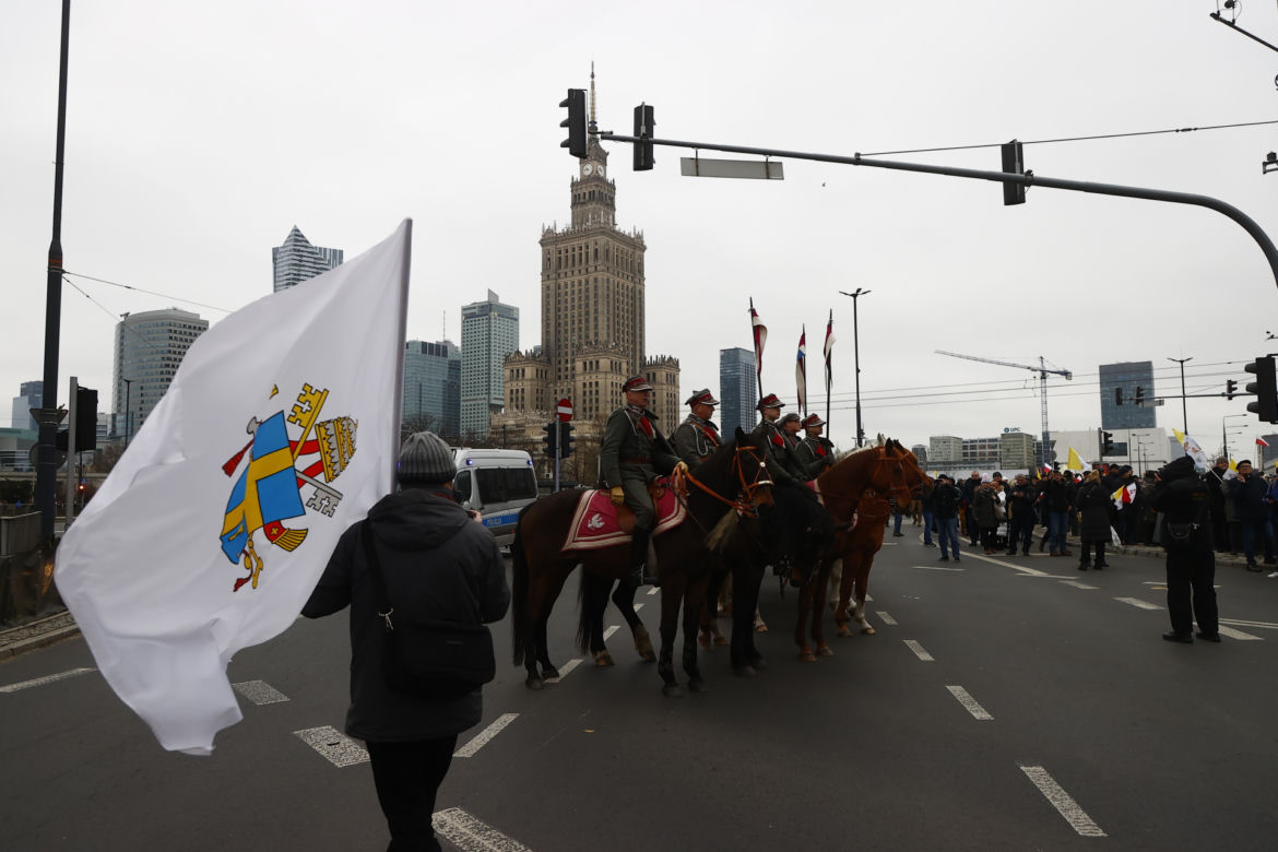 Narodowy Marsz Papieski w Warszawie