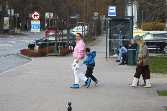 Misiek Koterski spędza Wielkanoc z rodziną w Sopocie