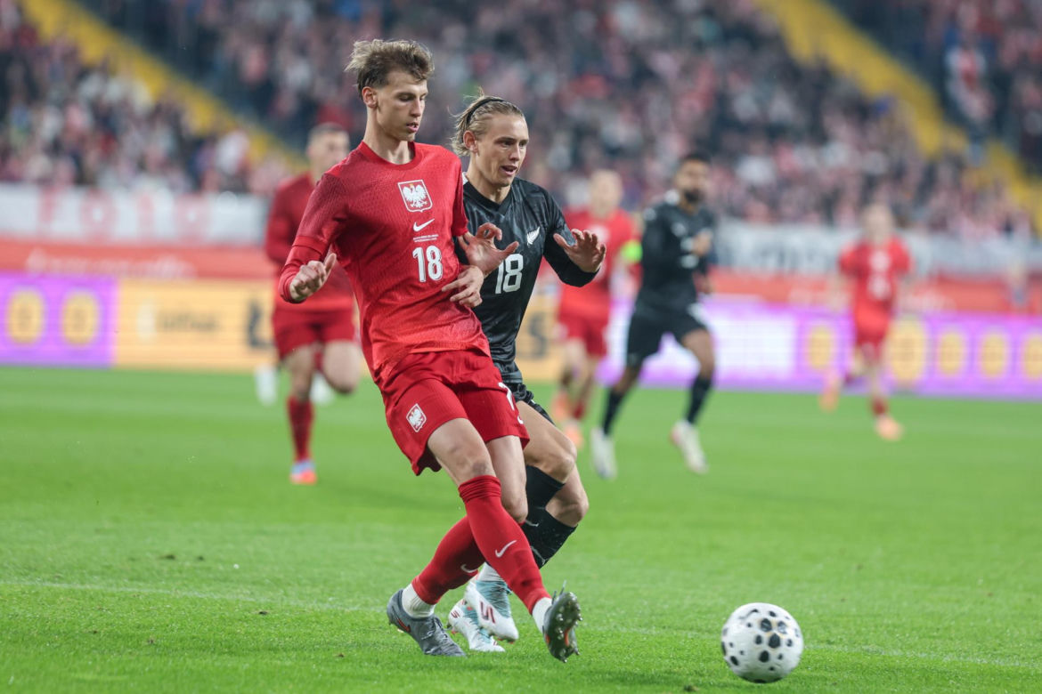 Trybuny podczas meczu Polska - Nowa Zelandia