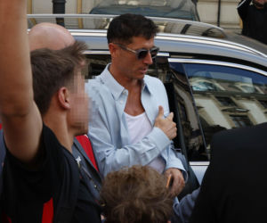 Robert Lewandowski na zgrupowaniu kadry we Wrocławiu