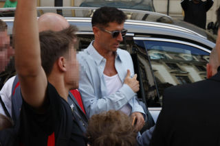 Robert Lewandowski na zgrupowaniu kadry we Wrocławiu