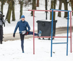 Wystrzał startera zamiast szampana. Tłumy powitały Nowy Rok na XX Śląskim Maratonie Noworocznym Cyborg